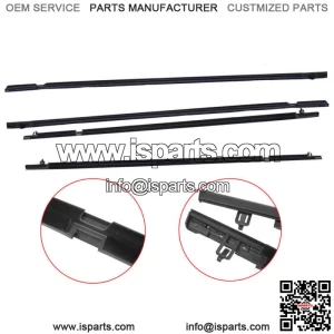 WeatherStrip Window Moulding Trim Seal Belt Outer For 2006-2010 2011 Honda Civic