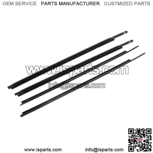 For Toyota Sequoia 2008 2009-2019 2020 4 PCS SET Door Belt Molding Weatherstrip