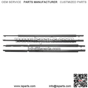 4X Chrome Weatherstrip Seal Belt For Toyota Camry 2007 2008 2009 2010 2011