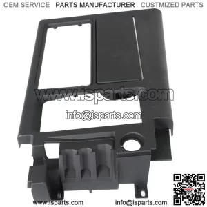 For 1994-1996 Corvette C4 6 Speed Manual Shift Plate Console Black Rubber