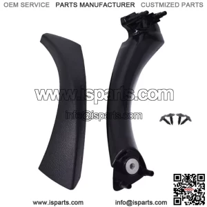Passenger Side Inner+Outer Door Panel Handle Pull Trim Cover For BMW E90 328i