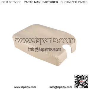 For Honda Accord 08-12 Beige Center Console Armrest Cover Leather Synthetic