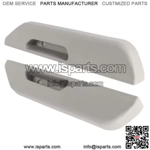 Front Left Right Gray Door Armrest Pads For 1990-1994 Chevrolet GMC C/K Series