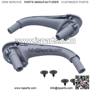 Front Left+Right Interior Door Handles For Mercedes Benz W203 C-Class 03-07 Gray