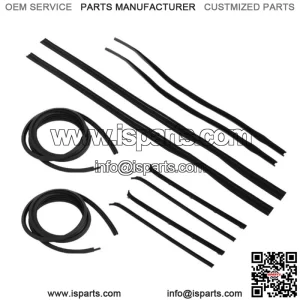 Door Window Weatherstrip Seal Kit Rubber For 1980-1993 Dodge Truck D W 150 10pcs