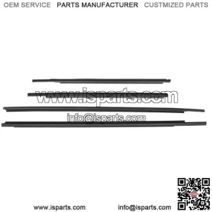 Window Weatherstrip Sweep Belt Outer Seal For 2007-2016 Yaris Sedan 68160-52150