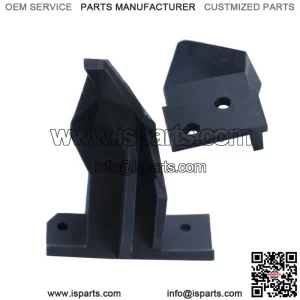 Black Right Passenger Door Panel Bracket Combo Pack For GMC Saab Isuzu 2002-2009