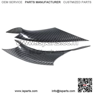 For BMW 3 4 F30 F35 2PCS Carbon Fiber Inside Inner Door Handle Cover Case Trim