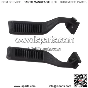 Black Metal Inside Door Handles Set Pair LH RH For 87-1996 F150 F250 F350 Bronco