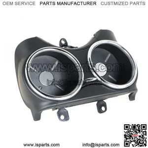 Blk Cup Holder Bracket Dual Cup Plastic For 06-11 Mercedes Benz W219 C219 Cls500