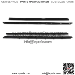 Window Sweep Weatherstrip Felt Seal Kit Set Of 4 For 1990-96 Chevy Corvette