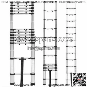 Ladder Step Extension Telescoping Lightweight Portable Folding Telescopic