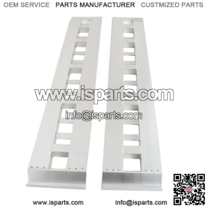 84"x14" Aluminum Ramps 6000Lbs Car Trailer Truck Hook End 1 Pair Ramps