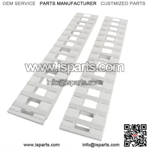 84" X 15" Aluminum 6000 LBS Truck Car Auto Trailer Ramps Hook end, knife foot 7'