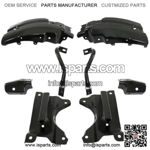 Front Bumper Brace Bracket For 07-13 Chevy Silverado 1500 GM1066180 GM1067180