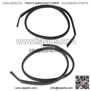 For Toyota Corolla 2009 2010-2013 Black Roof Trim Molding Kit ABS 2PCS