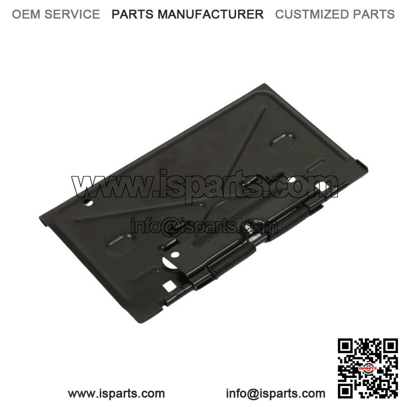 License Plate Tag Bracket Rear For Chevelle Impala Caprice 1968-1972 Black - Image 2