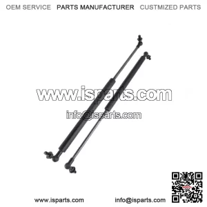 2Pcs Gas Spring Lift Support Black Metal For 2003-2009 Lex GX470 4Dr Hood