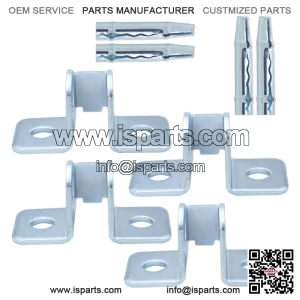 For 1984-01 Jeep Cherokee XJ 4 Door Check Bracket & Pin Replacement Repair 8PC