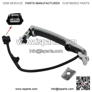 For 2010-2013 Nissan Rogue Car Front Left Outside Chrome Door Handle Smart Entry