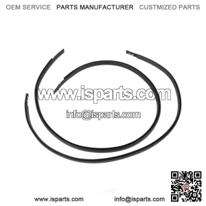 Roof Trim Molding Kit Fit For 2012-15 Honda Civic 2pcs 74316-TR0-A12 BLK