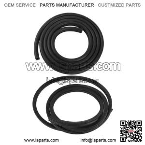 Rubber Door Weatherstrip Seals Pair Set For Chevy GMC Tahoe Suburban BLK