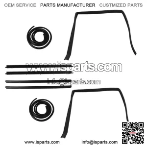 Rubber Door Weatherstrip Seal Kit Set For 1983-1991 GMC Jimmy S-15 WSS00932