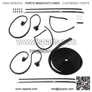 Weatherstripping Seals Kit 9PCS Fit For 1981-1988 Buick Regal Cutlass RWD G-Body