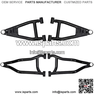 1.5" Forward Offset A Arms for 2010-2016 Polaris Ranger XP 800 / XP 800 Crew / 800 6x6 | Fit up to 28" Tires | Includes Standard Duty Preinstalled Ball Joints |1.25" Tubing Larger Than Stock