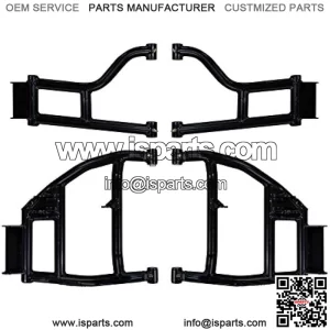 Heavy Duty High Clearance Rear A-Arms with 1.5" Offset for Honda Pioneer 1000/1000-5 (2016+) - New UHMW Bushings Included!