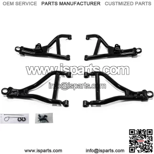 Arched 2" Forward Offset A Arms for Can-Am Defender HD 5 / HD 8 / HD 10 - SEE FITMENT for compatible Years & Sub-Models | Powder coated Black | Run up to 32" Tires!