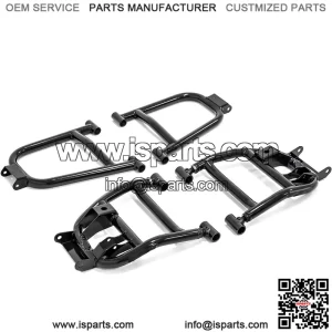 Heavy Duty High Clearance 1.5" Rear Offset A-Arms/Control Arm for Polaris Ranger Full Size XP 1000 (2017-2022) and 1000 Crew (2019-2020) - Black