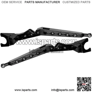 Heavy Duty High Clearance Rear Trailing Arms for Polaris RZR XP 1000 / XP 4 1000 (2014-2023) - Black