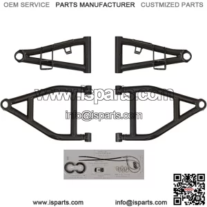 1.5" Black Forward Offset A Arms for 2012+ Kawasaki Teryx 4/2014+ Kawasaki Teryx 800/2015+ Kawasaki Teryx | Fit up to 30" Tires | Includes Heavy Duty Preinstalled Ball Joints