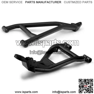 1.5" Forward Offset Atlas Pro A-Arms for 2020+ Kawasaki Teryx KRX 1000 | Fit up to 37" Tires | Tubing 0.5" Larger Than Stock | Utilizes Stock A-Arm Bushings | Black