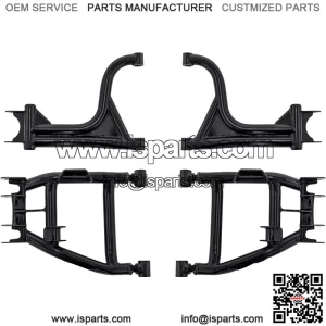 High Clearance Rear A-Arms for Can-Am Defender HD 5/8 / 10 / MAX - SEE FITMENT - Black - Run up to 32" Tires!