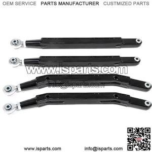 Arched Boxed Radius Rods for 2020+ Polaris RZR PRO XP / 2020+ Polaris RZR PRO XP-4 | Powder-coated Black