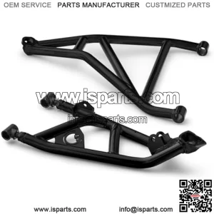 Can-Am Maverick X3 High-Clearance 2" Forward Offset A-Arms for 64" Models - Transform Your Ride | Black