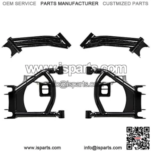 Heavy Duty High Clearance 1.5" Rear Offset A Arms for Can-Am Maverick Trail (2018+) - Black - Fits Up To A 30" Tire!