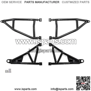 Heavy Duty High Clearance A Arms Compatible with Honda Talon 1000R (2019+) - Black - Stronger Than OEM!