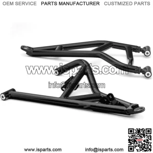 Polaris RZR XP Turbo High Clearance 1.5" Forward Offset A-Arms Black and Voodoo / Velocity Blue / Red