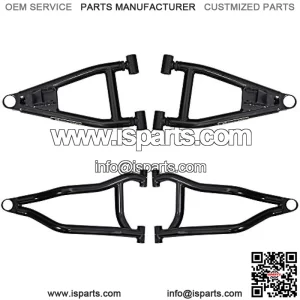 Arched Front 1.5" Forward A-Arms for Polaris Ranger Full Size 700 (2009) - Black