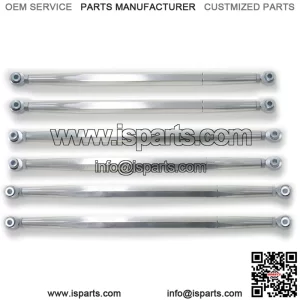 Heavy Duty Aluminum Rear Radius Arms/Rods for Can-Am 72" Body Maverick X3 72" Turbo/X RC/X MR/X RS/MAX (2017+) - Complete 6 Rod Kit