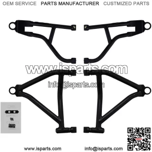 High Clearance 1.5" Offset A-Arms for Gen 2 Can-Am Renegade 1000/500 / 570 / 800R (See Fitment) - Black