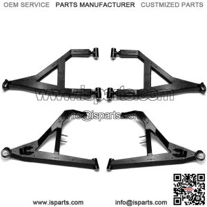 1.5" Forward Offset Sidewinder A-Arms for Polaris RZR XP 1000/XP 4 1000 (See Fitment) - Red - Upper and Lower A-Arms - Fit up to 34" Tires - Adjustable Upper Pivot Block - Made of Alloy Steel