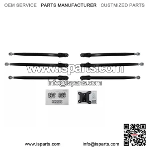 Tubed Rear Radius Rods for Can-Am Maverick X3 (64"Body) - Black