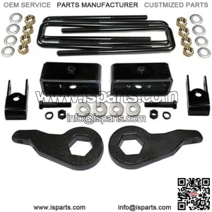 99-06 Silverado sierra 1500 GMC front 3-point block rear 2-point lift kit