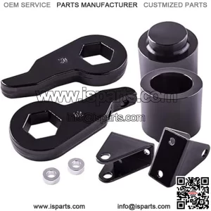 03-10 Hummer H2 front 3-point block rear 2-inch block