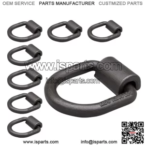 Heavy Duty Welded Forged D-Rings #8 Pack