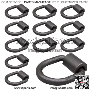 Heavy Duty Welded Forged D-Rings #12 Pack